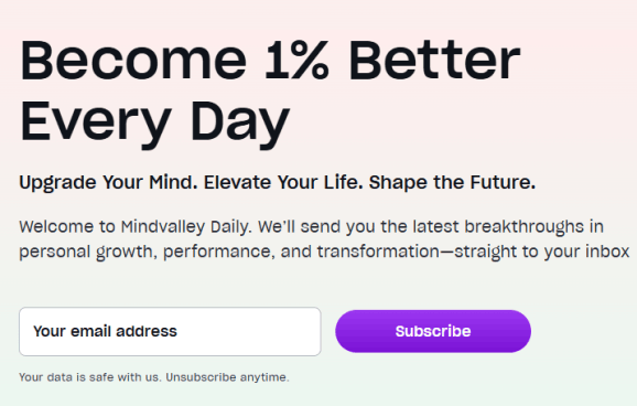 Mindvalley SIGN UP